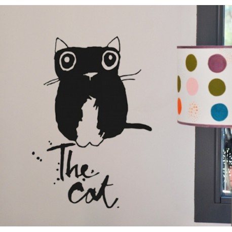Stickers mural "The Cat" Le Prédeau