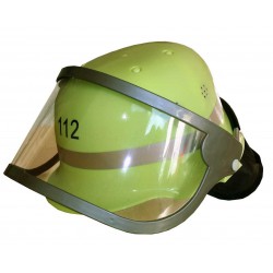 Brandweerhelm met vizier