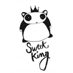 Muursticker "Sweet King" Le Prédeau