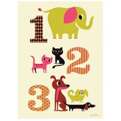 Affiche 1-2-3 (Ingela P Arrhenius)