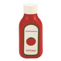 Pot de ketchup en bois