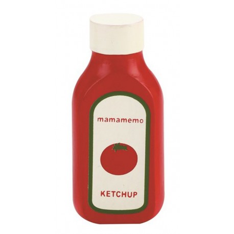 Pot de ketchup en bois