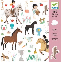 160 Stickers Paarden