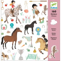 160 Stickers Chevaux