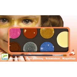 Palette 6 couleurs & Accessoires Maquillage métal