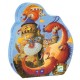 Puzzle Djeco Vaillant et le dragon (54 pcs)