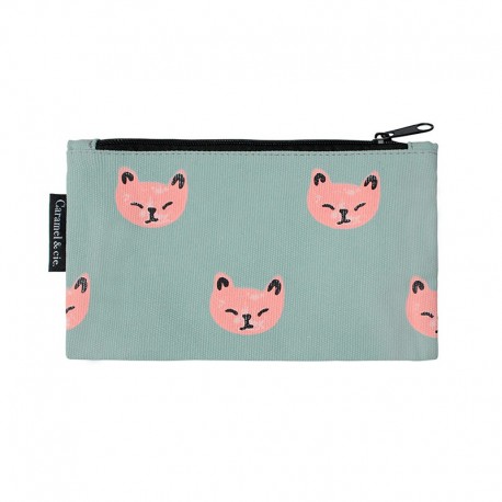 Trousse chats roses - Caramel & cie