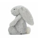 Kleine konijn zilver Jellycat (18 cm)