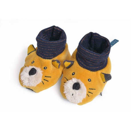 Chaussons chat lulu - les moustaches