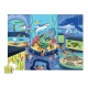 Puzzle "une journée à l'aquarium" (72 pcs)