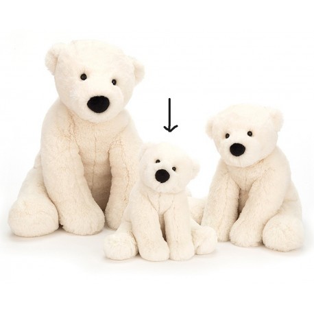 petit Ours Polaire Perry Jellycat (19 cm)