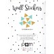 Stickers muraux Triangle menthe-doré PÖM