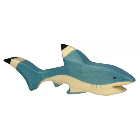 Figurine en bois Requin