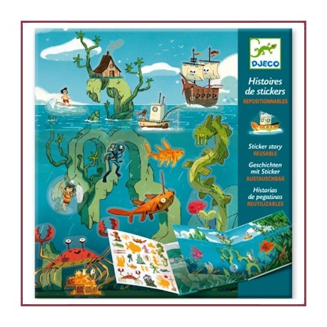 Histoires de stickers "les aventures en mer"