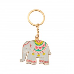 Porte-clé Mandala éléphant