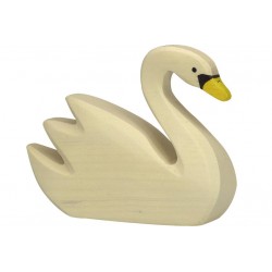 Figurine en bois Cygne Holztiger