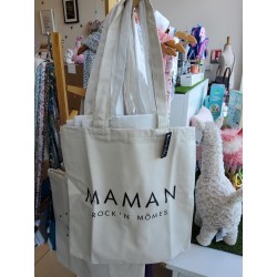 Tote bag "Maman rock"n mômes"