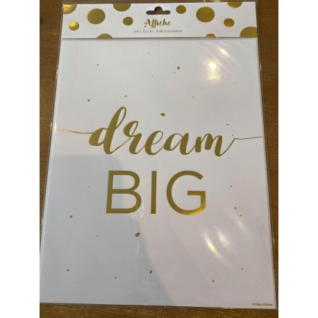 Poster "Dream Big"