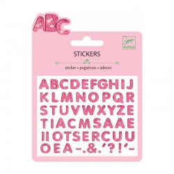 Mini stickers ABC glitter Djeco