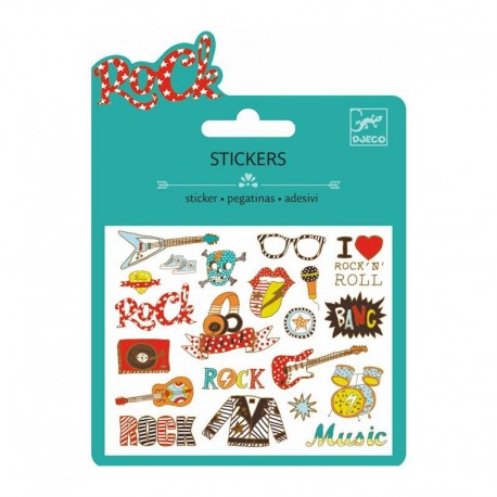 Mini stickers Pop & Rock Djeco