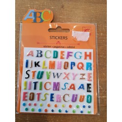 Mini stickers Lettres colorées Djeco