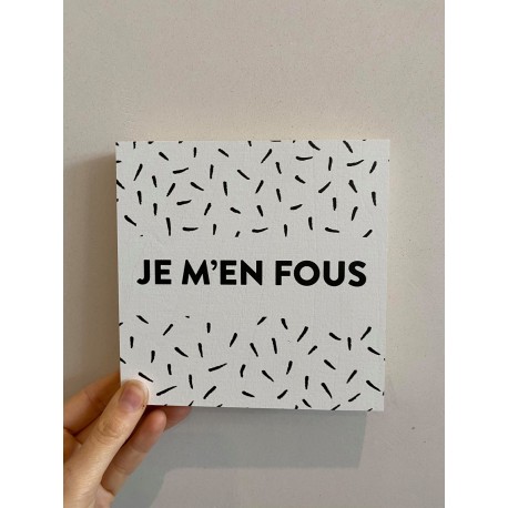 Blok+ "Je m'en fous "