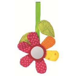 Clip textile "fleur"