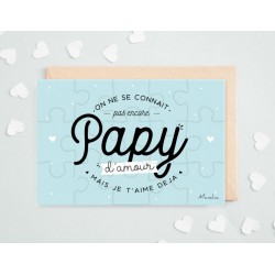 Aankondiging Puzzel "Papy"