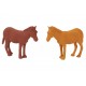 Set de 2 gommes Cheval