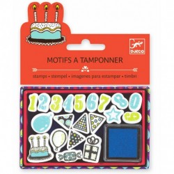 Mini Tampons Anniversaire Djeco