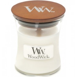 Bougie Woodwick Teck blanc (mini)