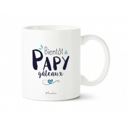 Mug "Bientôt Papy gâteaux"