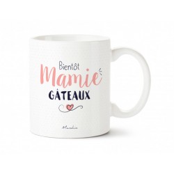 Mug "Bientôt Mamie gâteaux"