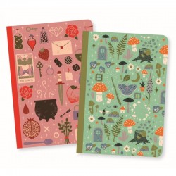 2 petits carnets Camille - Djeco