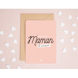 Carte "Pour ma maman d'amour"