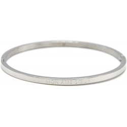 Bracelet argent "Mon âme soeur"