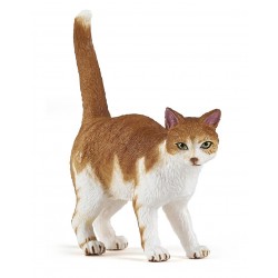 Figurine chat roux PAPO