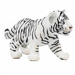 Figurine bébé Tigre blanc PAPO
