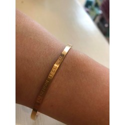 Bracelet rosé "Bordélique et organisée"