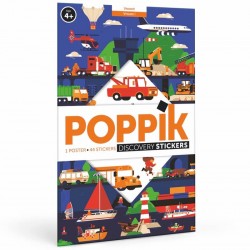 Poppik sticker poster Voertuigen