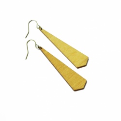 Boucles d'oreilles Arabesque wood M Restore