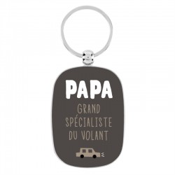 Porte-clef "Papa, grand spécialiste du volant"