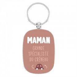 Porte-clef "Maman, grande spécialiste du créneau"