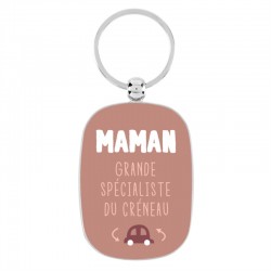 Sleutelhanger "Maman, grande specialiste du creneau"