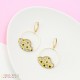 Boucles d'oreilles Lison Fleurs citron La Belle Camille