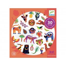 Djeco stickers Exotico - 30 stuks