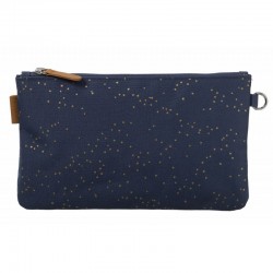 Trousse de toilette pois indigo Fresk