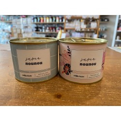 Bougie conserve "Super nounou"