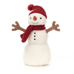 Teddy bonhomme de neige petit Jellycat (27 cm)