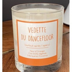 Bougie "Vedette du dancefloor"